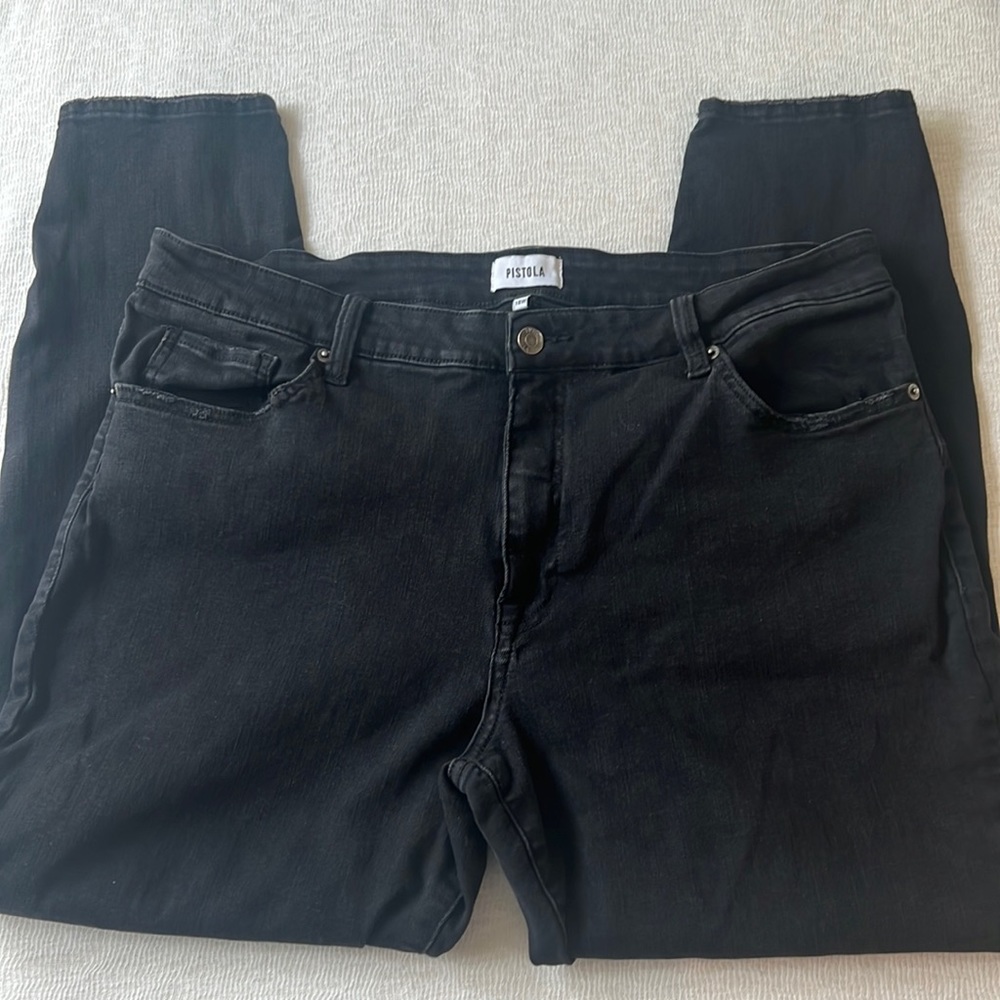 Pistola Women's Black Stretch Skinny Jeans